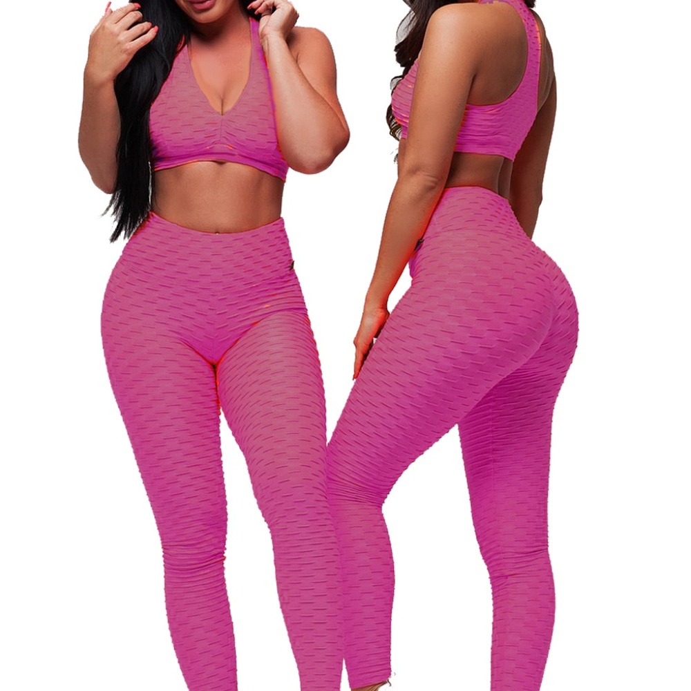 🇧🇷 AUTHENTIC Brazilian Honeycomb Yoga Pants